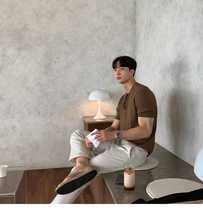 Men’s Knitted T-Shirt