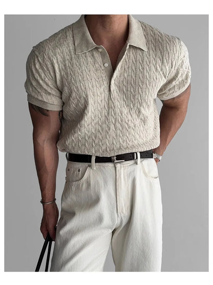 Men’s Jacquard Polo Shirt