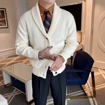 Men’s Knitted Cardigan Coat