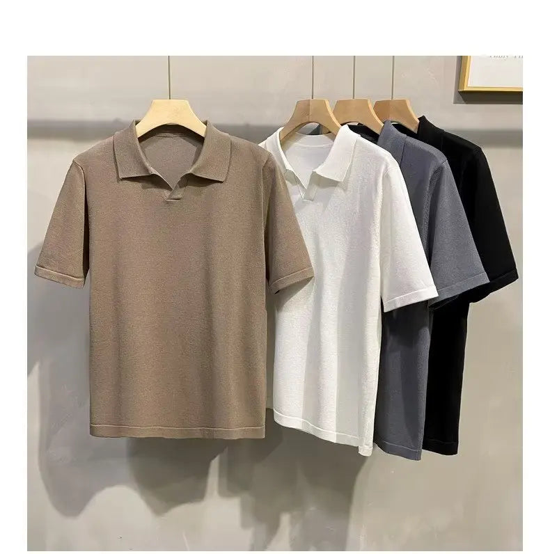 Men’s Knitted Polo Shirt