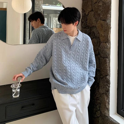 Men’s Jacquard Knit Pullover