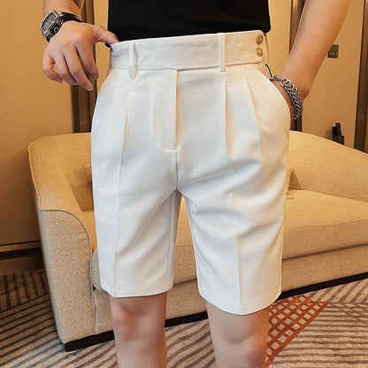 Men’s Slim-Fit Suit Shorts