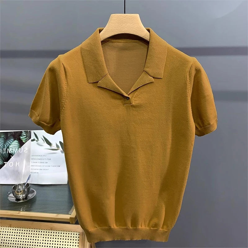 Men’s Luxury Knitted Polo