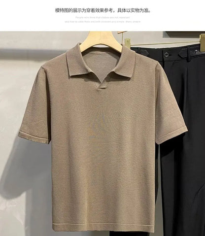 Men’s Knitted Polo Shirt