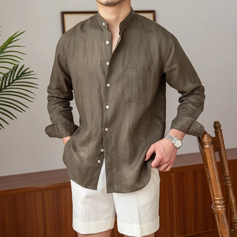 Men’s Textured Casual Shirt