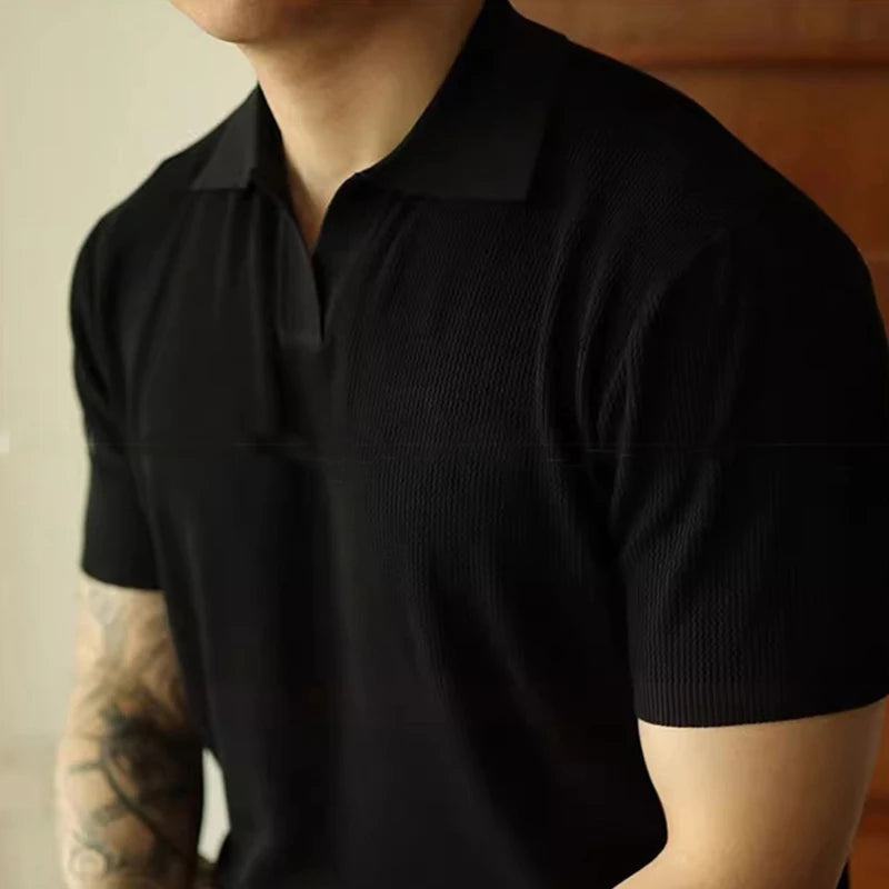 Men’s Knit Polo Shirt