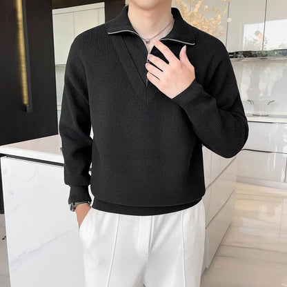 Men’s Knit Turtleneck Pullover