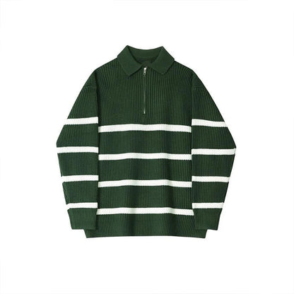 Men’s Patchwork Knit Sweater