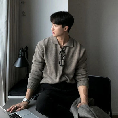 Men’s Polo Neck Sweater