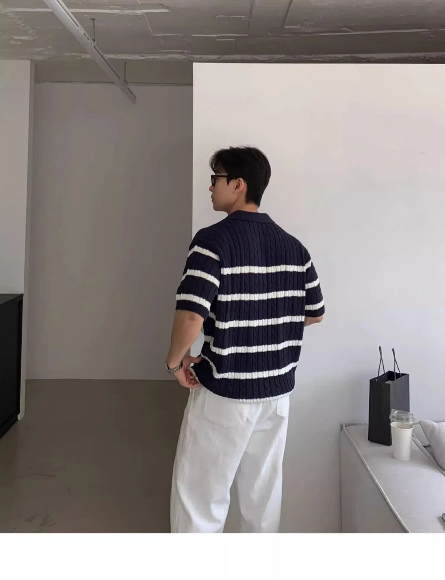 Men’s Knit Polo Shirt