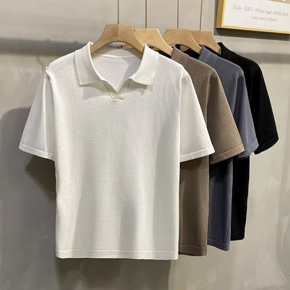 Men’s Knitted Polo Shirt