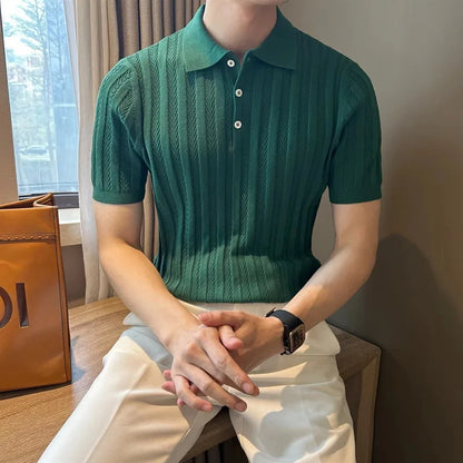 Men’s Jacquard Polo Shirt