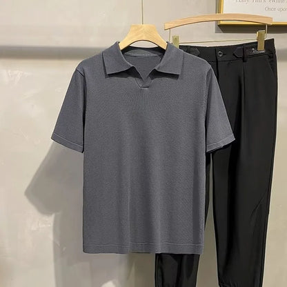 Men’s Knitted Polo Shirt