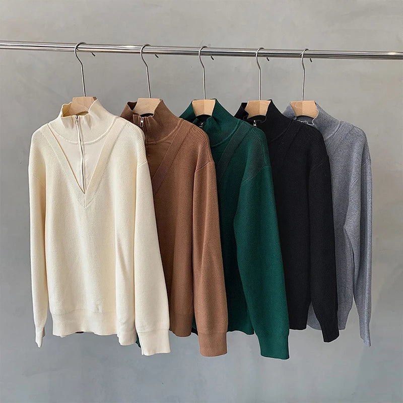 Men’s Knit Turtleneck Pullover