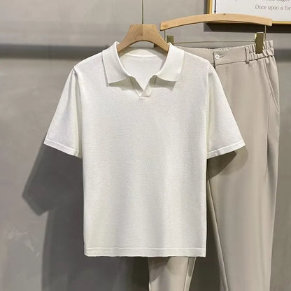 Men’s Knitted Polo Shirt