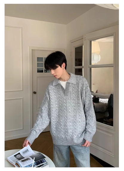 Men’s Jacquard Knit Pullover