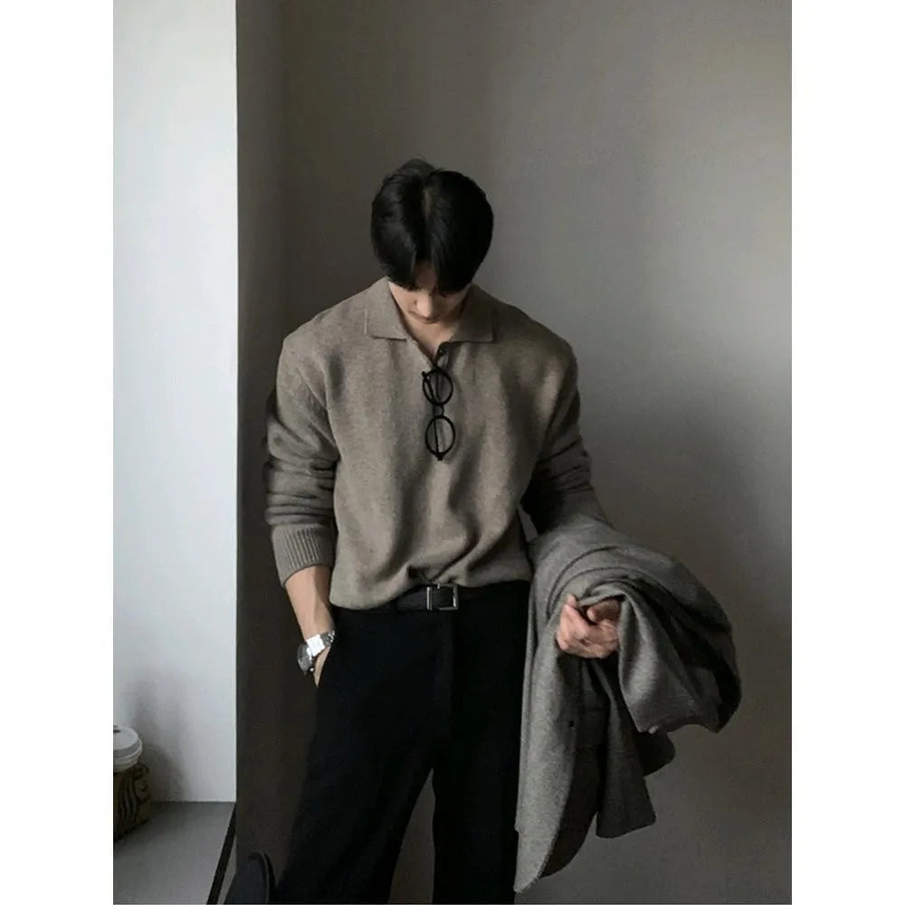 Men’s Polo Neck Sweater