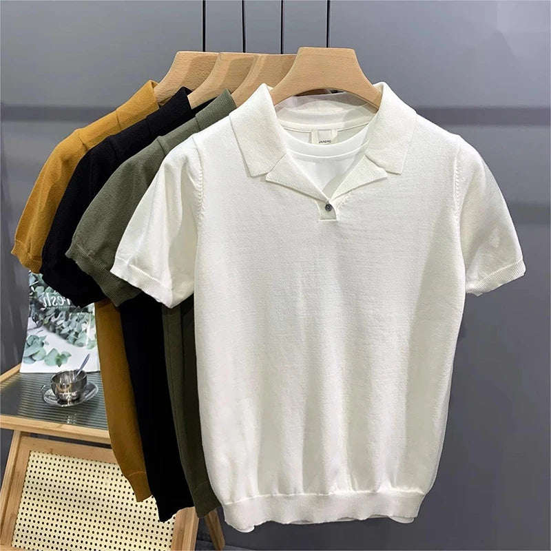 Men’s Luxury Knitted Polo