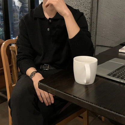 Men’s Polo Neck Sweater