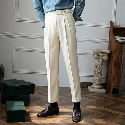 Men’s Draped Baggy Suit Pants
