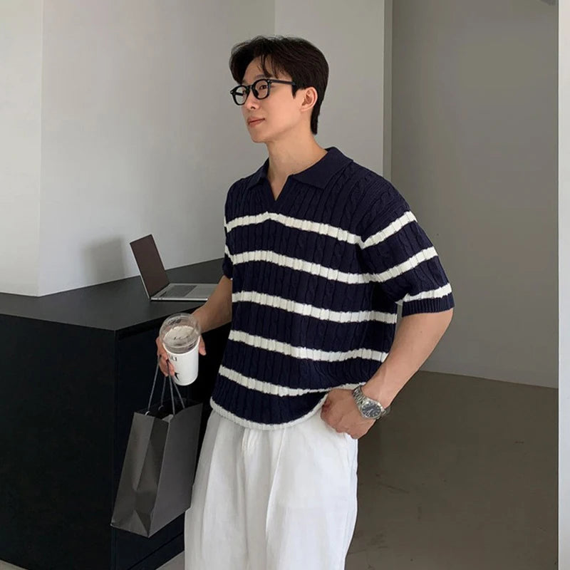 Men’s Knit Polo Shirt