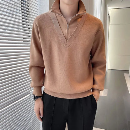 Men’s Knit Turtleneck Pullover