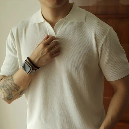 Men’s Knit Polo Shirt