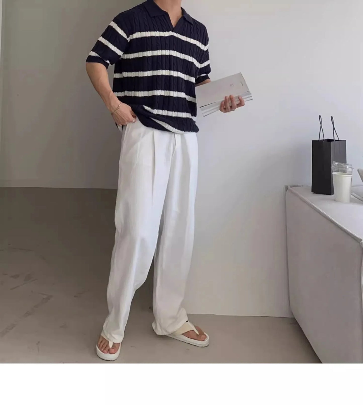 Men’s Knit Polo Shirt