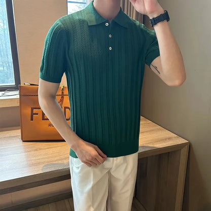 Men’s Jacquard Polo Shirt