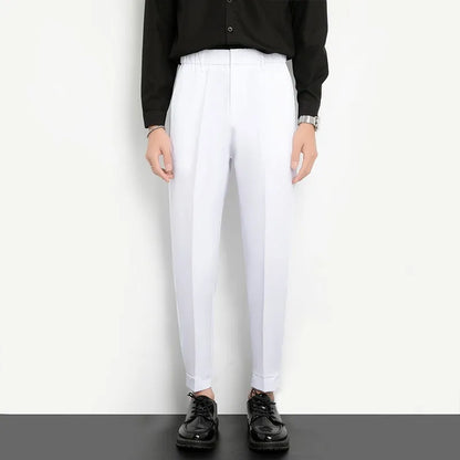 Men’s Slim Cuffed Suit Pants