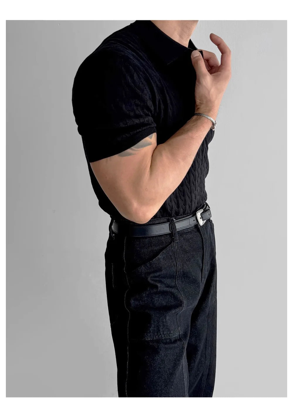 Men’s Jacquard Polo Shirt