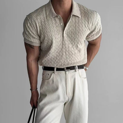 Men’s Jacquard Polo Shirt