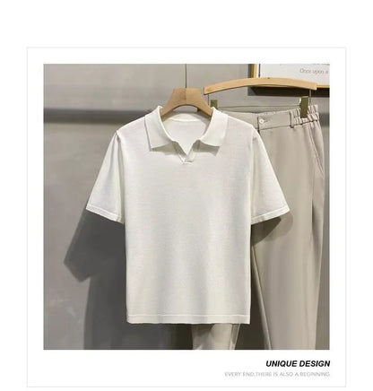 Men’s Knitted Polo Shirt
