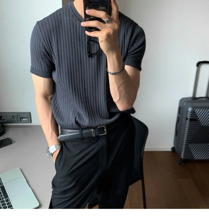 Men’s Knitted T-Shirt