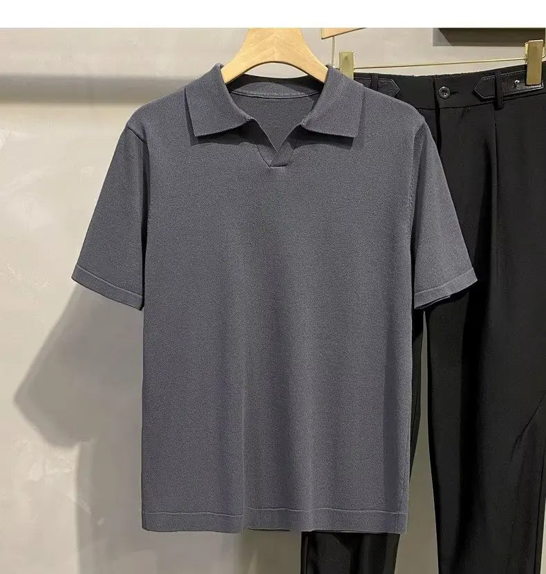Men’s Knitted Polo Shirt