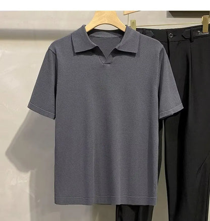 Men’s Knitted Polo Shirt