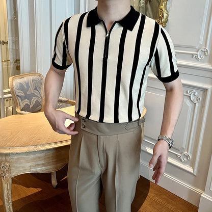 Men’s Knitted Polo Shirt