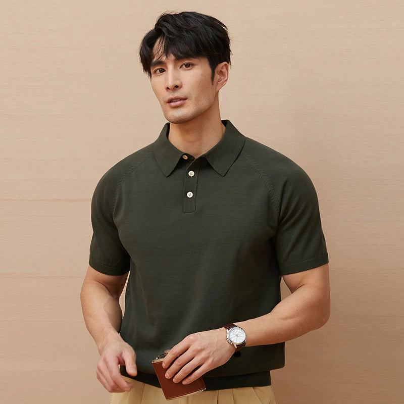 Men’s Light Luxury Knit Polo