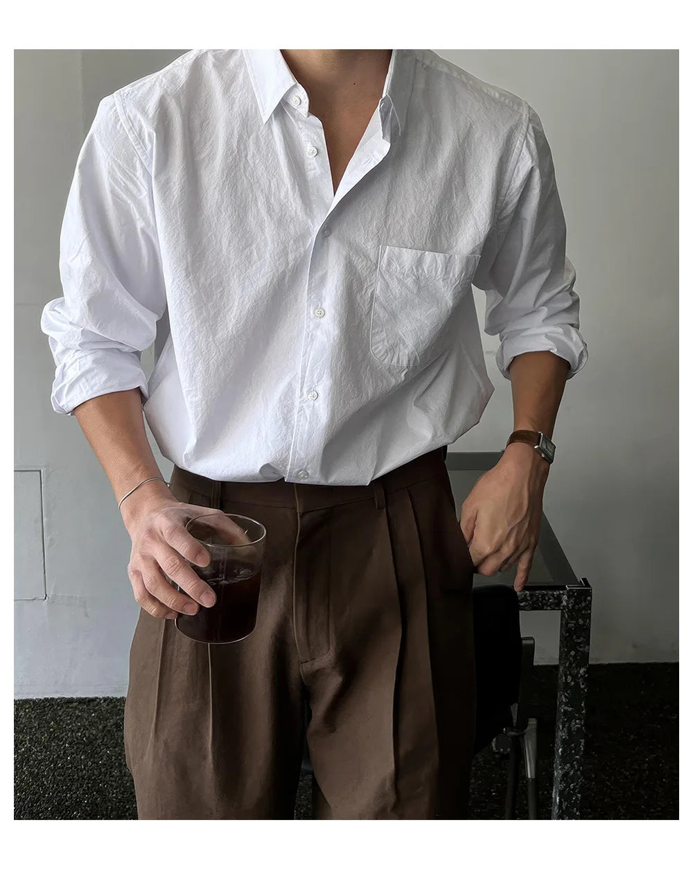 Men’s Luxury Textured Shirt