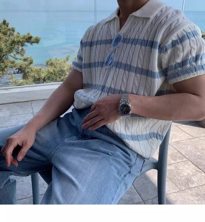 Men’s Knit Polo Shirt