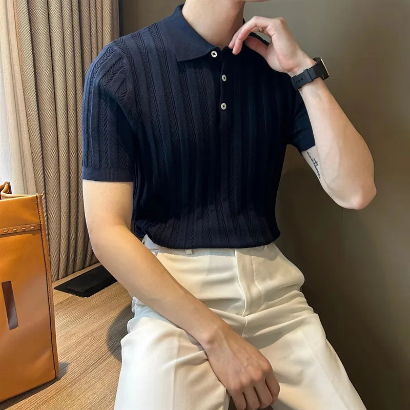 Men’s Jacquard Polo Shirt
