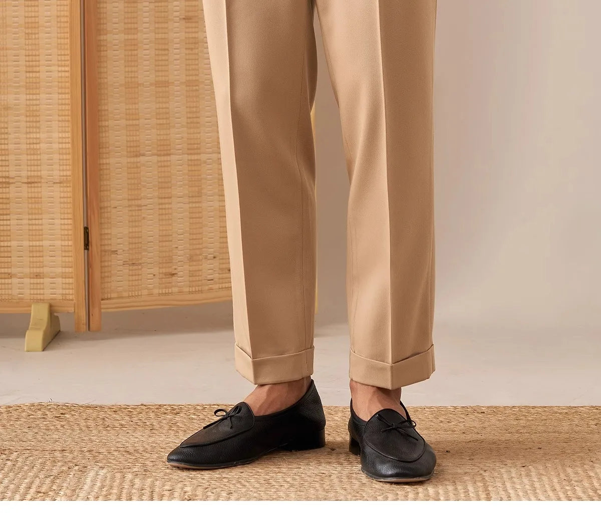 Men’s Draped Suit Pants