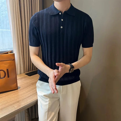 Men’s Jacquard Polo Shirt