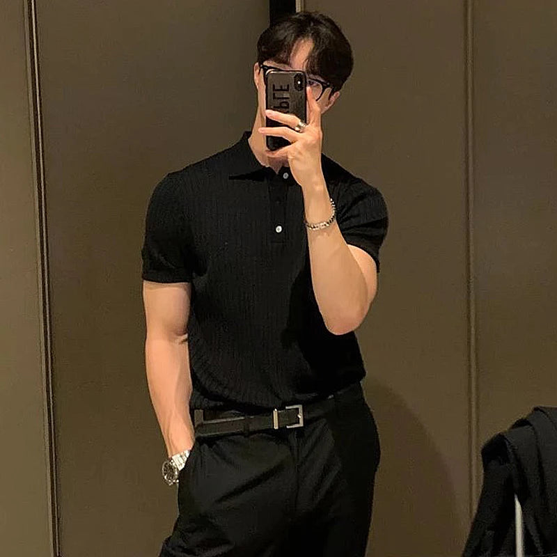 Men’s Retro Knit Polo