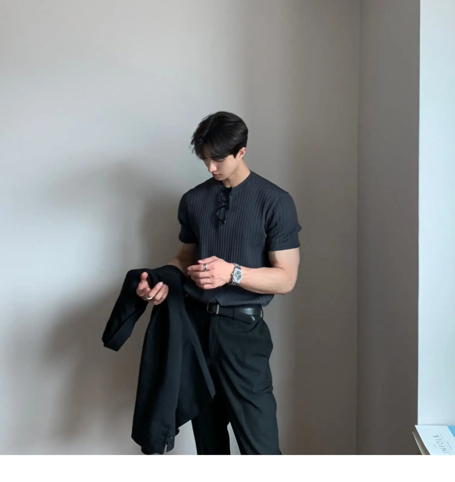 Men’s Knitted T-Shirt