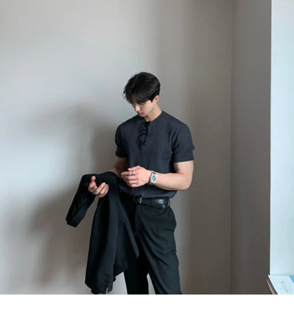Men’s Knitted T-Shirt