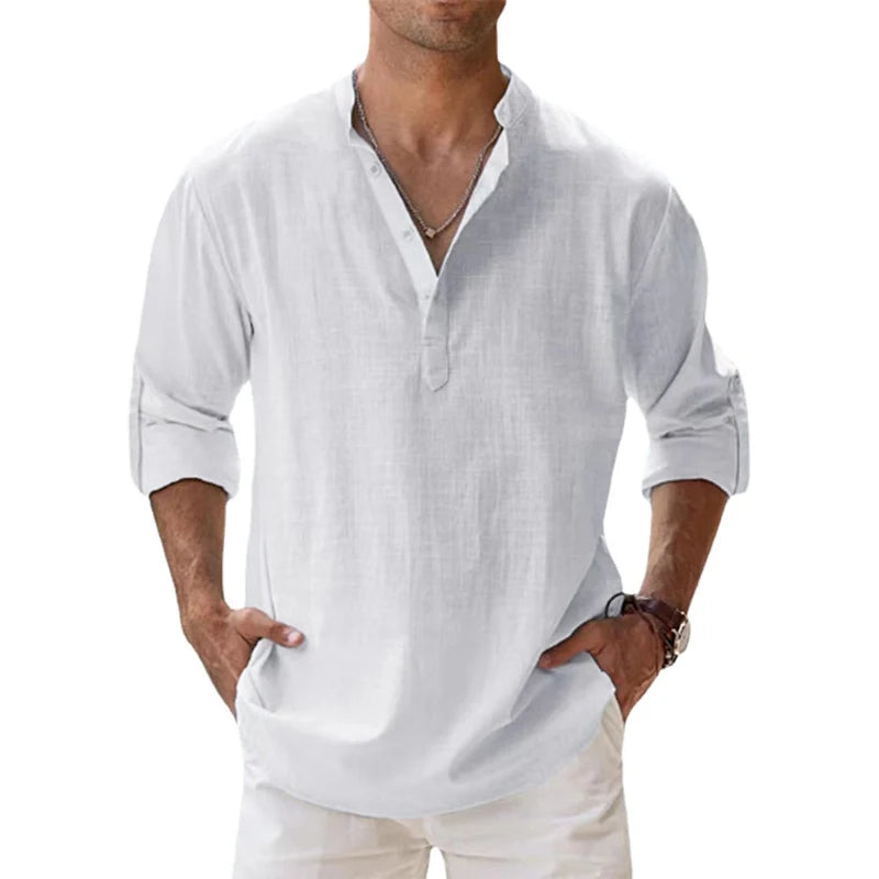 Men’s Cotton Linen Shirts