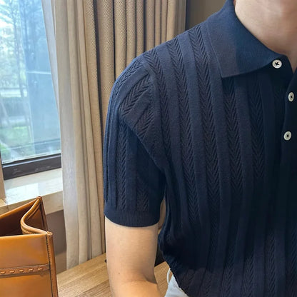 Men’s Jacquard Polo Shirt