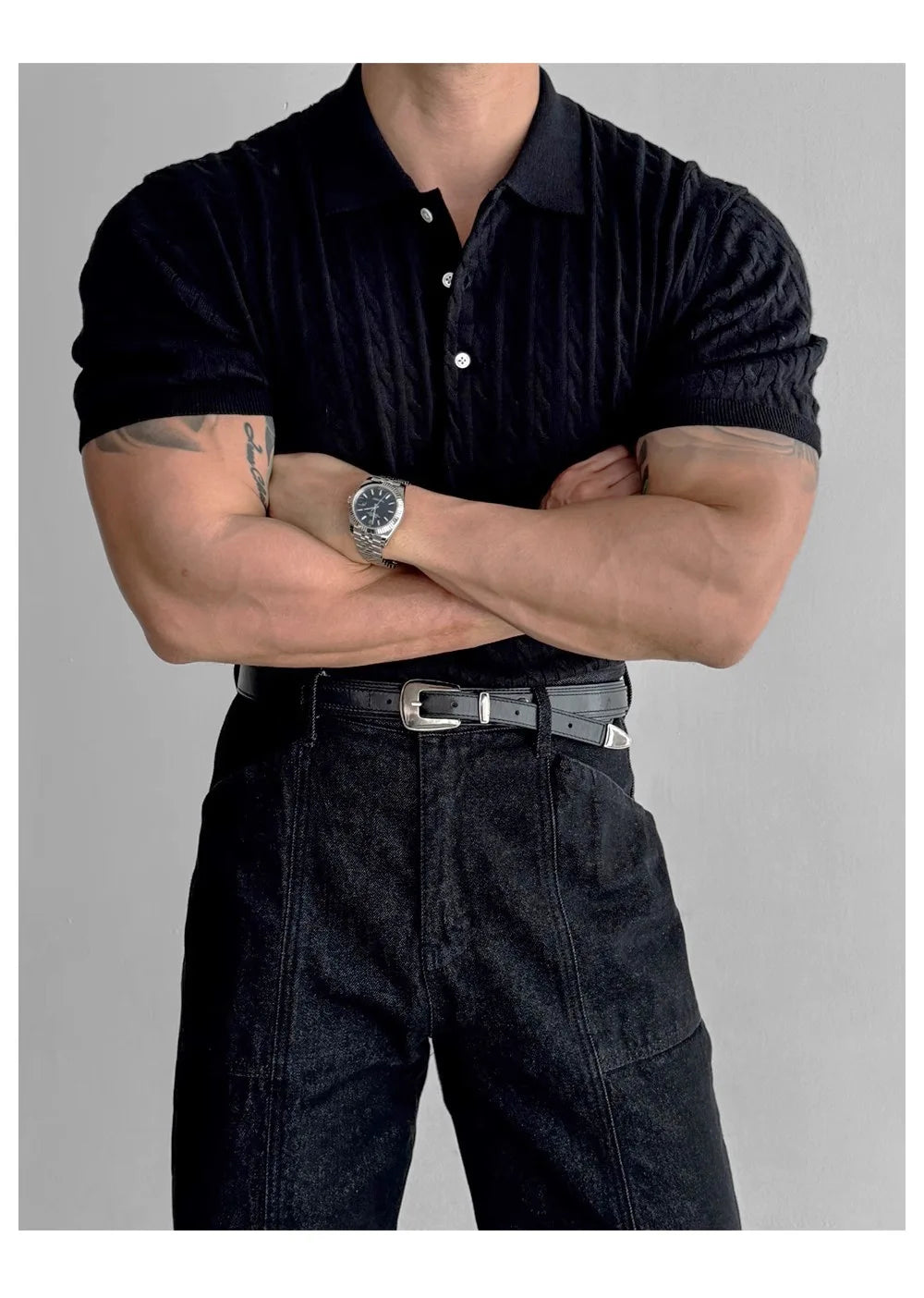 Men’s Jacquard Polo Shirt