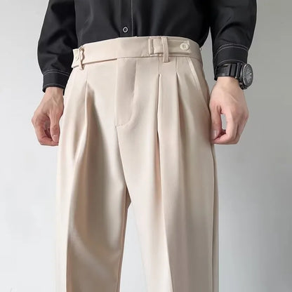 Men’s Draped Baggy Suit Pants